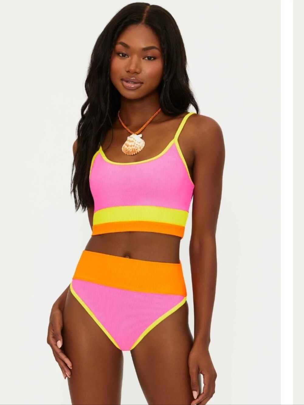 New!Beach Riot Eva Top Soleil Colorblock - Picture 7 of 13